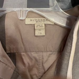 Two Burberry Shirts and Jeans.